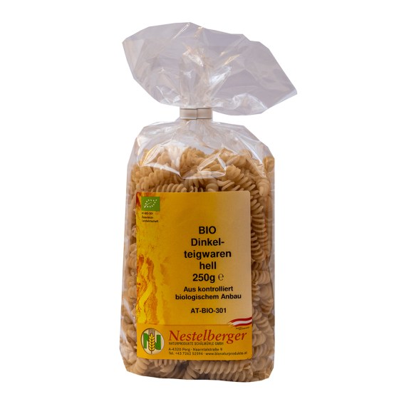 NE Bio Dinkel Hell Spiralen 250g
